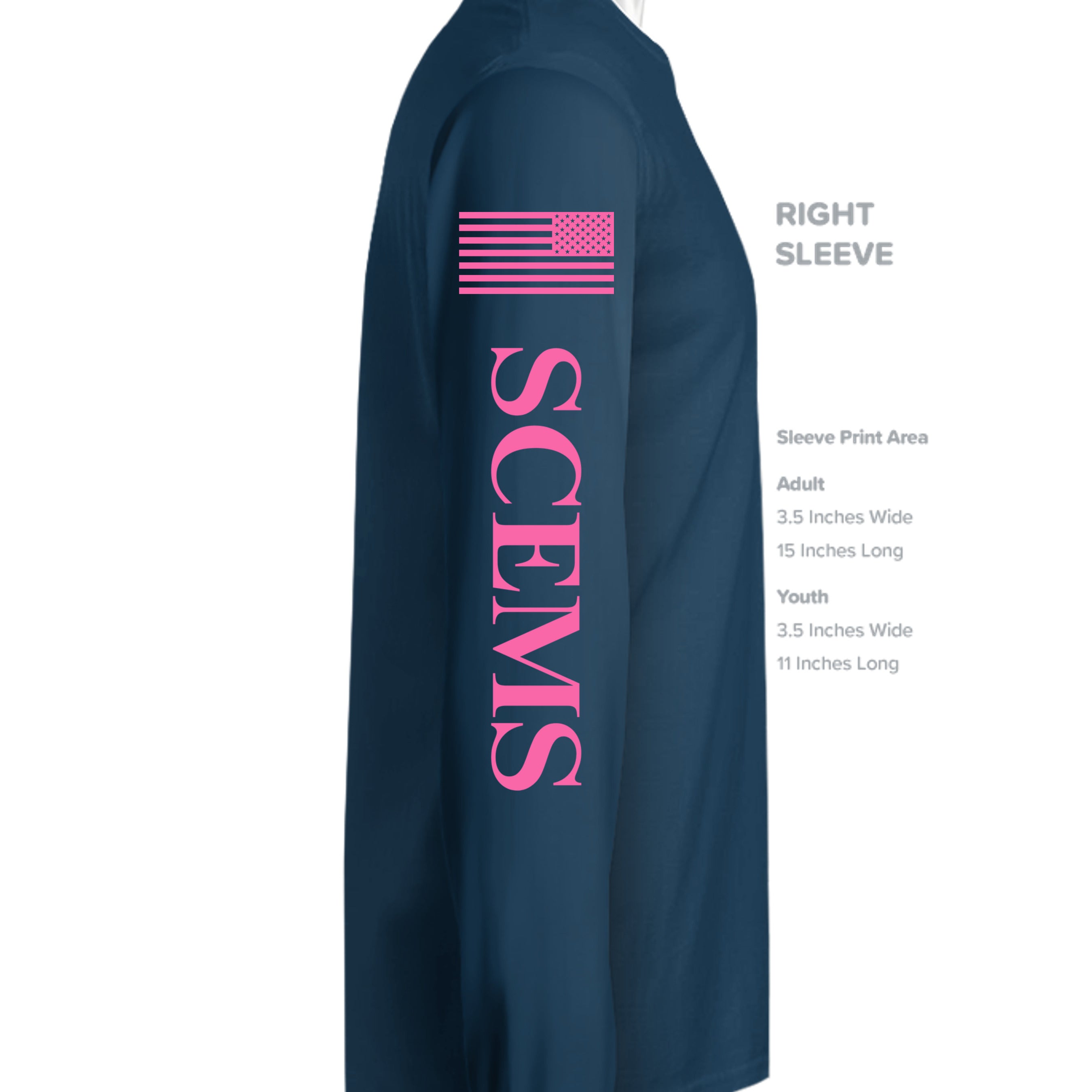 Navy - PC61LST - SLEEVE_RIGHT