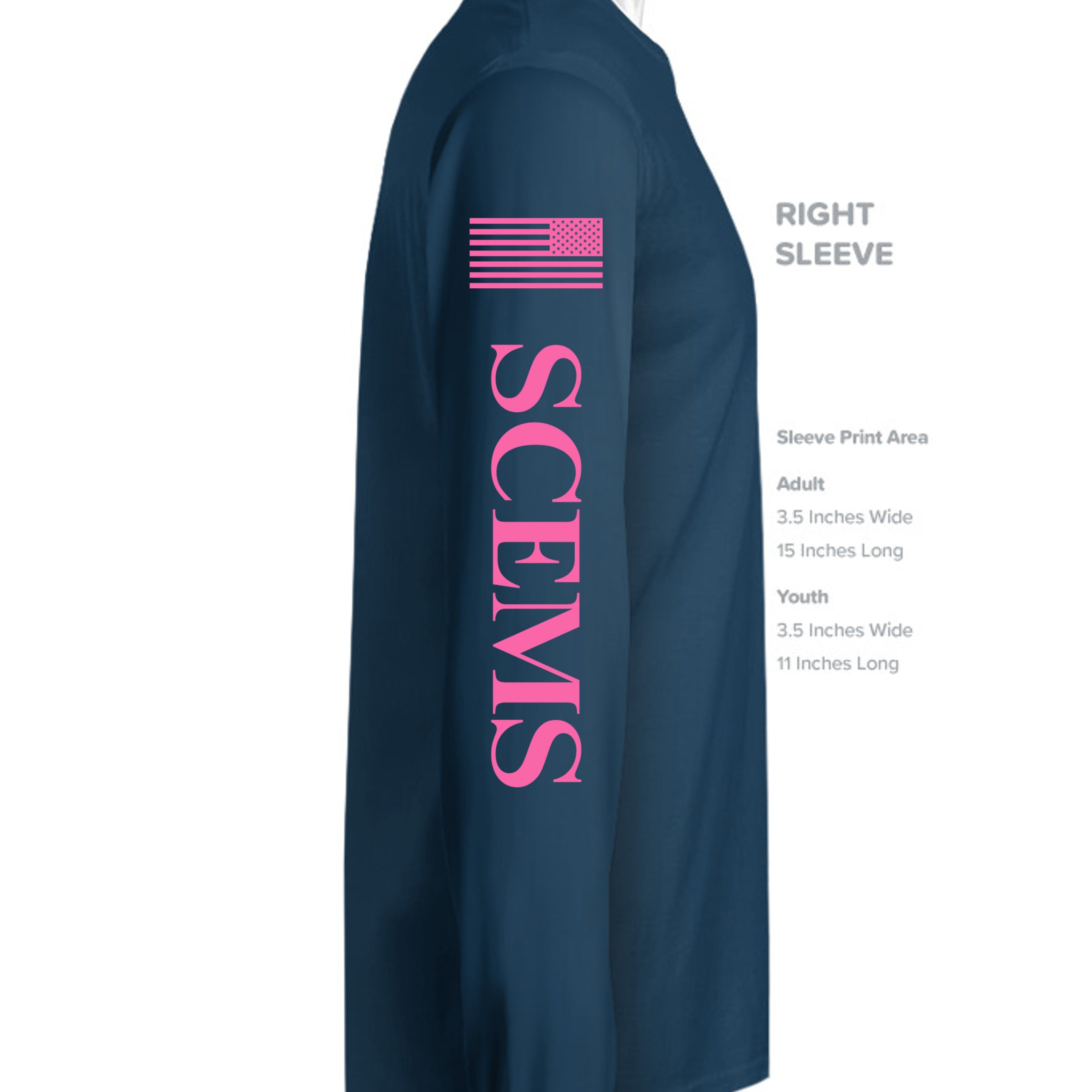 Navy - PC90T - SLEEVE_RIGHT