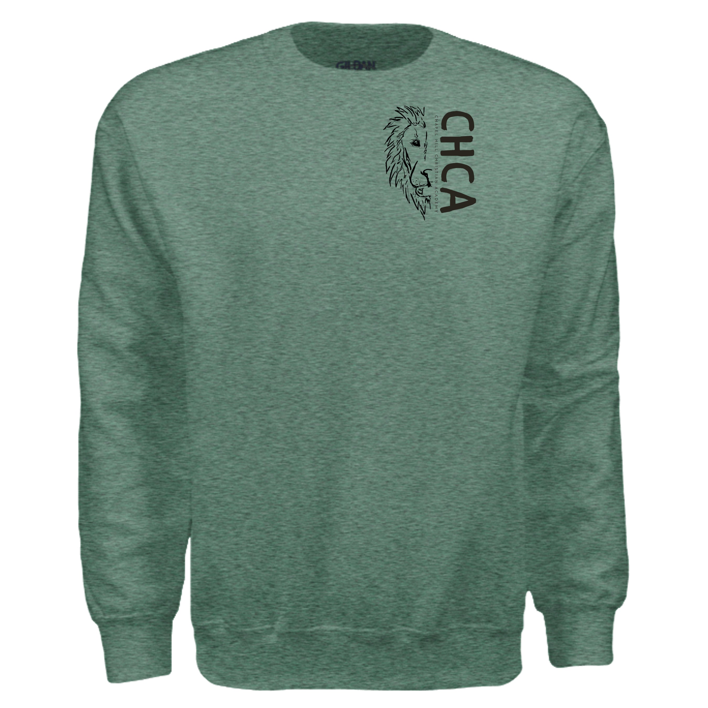 Heather Dark Green - G180 - FRONT