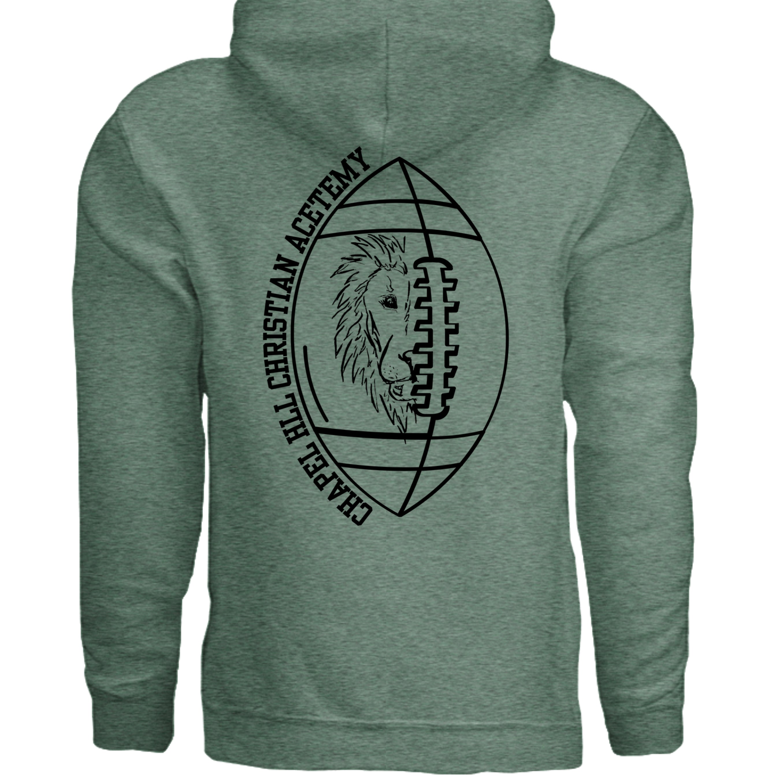 Heather Sport Dark Green - G185 - BACK