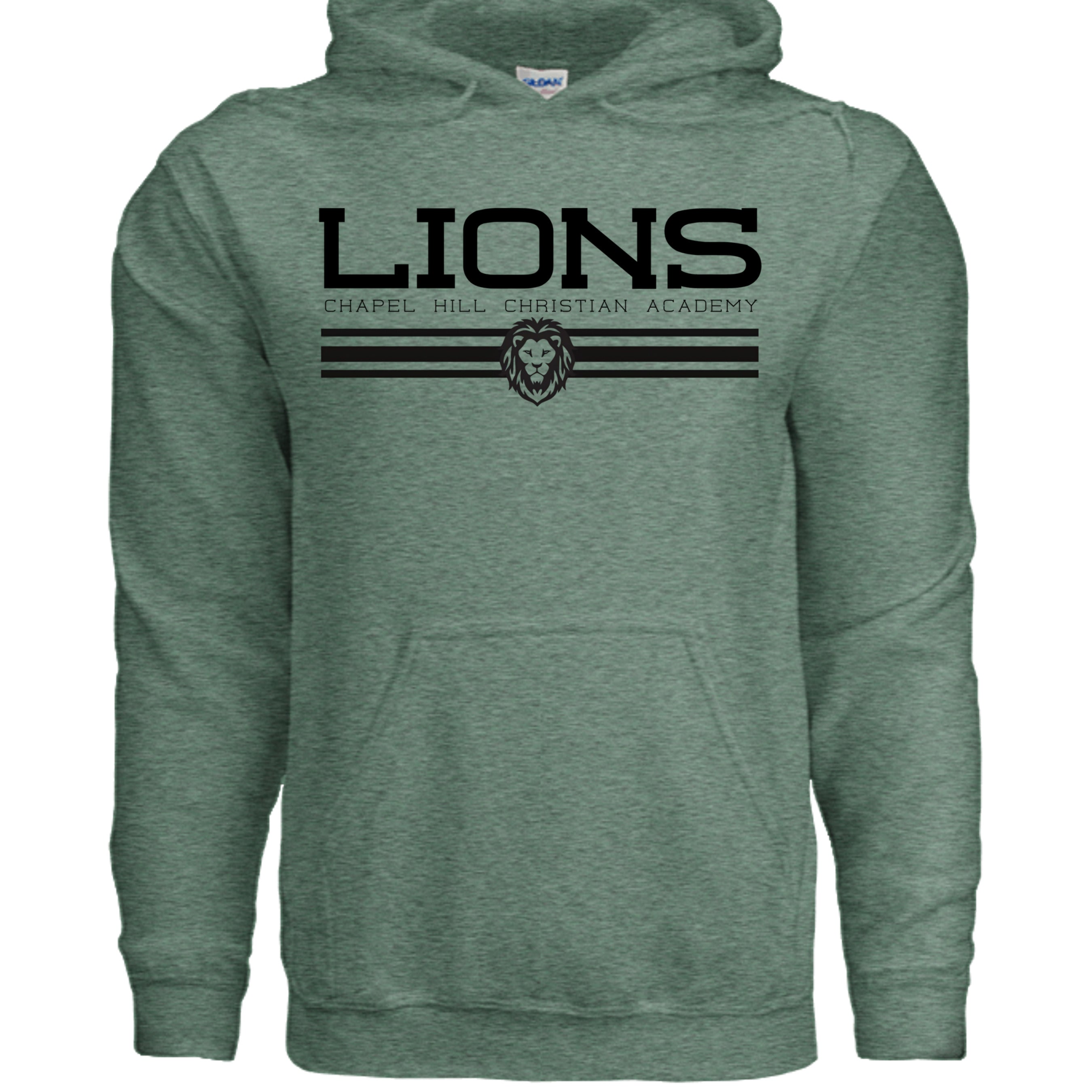 Heather Sport Dark Green - G185 - FRONT
